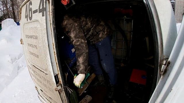 Обычный рабочий день! Гидродинамическая прочистка и телеинспекция!
