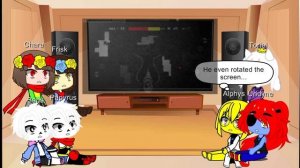 UNDERTALE react to "HELP FROM the void Phase 6" | Read Description (or maybe not) | Gacha Reaction