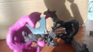 битва с монстром (часть 1)