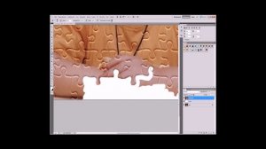 Видео урок в фотошопе как сделать фото пазл
