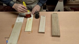 Старение (морение) древесины стальной ватой и уксусом.  Уксусная морилка.