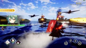 Azur Lane Crosswave - Akagi and Kaga Aircraft Carrier Gameplay