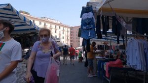 Napoli, Vomero Market & shopping Experience | Naples, Italy |4k UHD