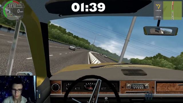 Я СДЕЛАЛ ВСЁ ВОЗМОЖНОЕ! ДЕСЯТЬ КИЛОМЕТРОВ НА ГАЗ 24! [ 10 КМ ЗА 5 МИНУТ | CITY CAR DRIVING ]