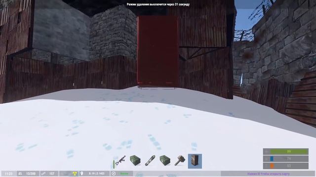 New Rust - Легкий рейд трех домов на айсбергах , нелепые постройки нубасиков. #212 смотреть онлайн