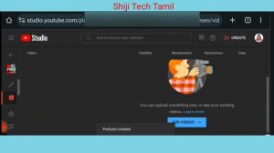 How to create podcasts on youtube music app tamil /Get more views & earnings tamil / shiji