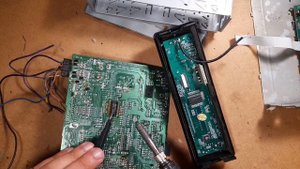 РЕМОНТ АВТОМАГНИТОЛЫ SONY.(НЕТ ЗВУКА) ЗАМЕНА GS2313 НА PT2313L.