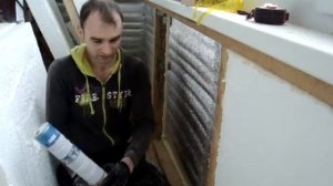 Стены на балконе,  утепление пенопластом своими руками
