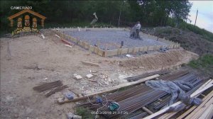 Фундамент монолитная плита 8х11 метров от "ТРИ СТРОИТЕЛЯ"