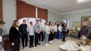 Николай Панков во время рабочей поездки провёл открытый урок для школьников села Воскресенское