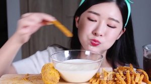 ASMR CHEESE BALLS Cheese Fries_Fume