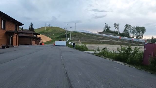 Охта парк. Открытый бассейн. Лето 2023. Парки Санкт-Петербурга
