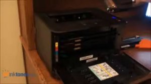 How to replace the Samsung CLP-325W toner cartridges