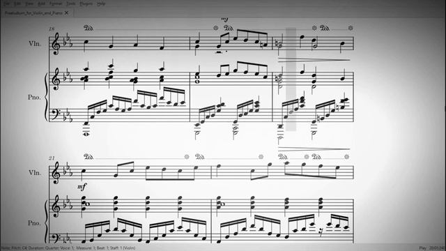 K. 56b - Praeludium for Violin and Piano in C Minor (Original Composition) [Rearranged] смотреть онлайн