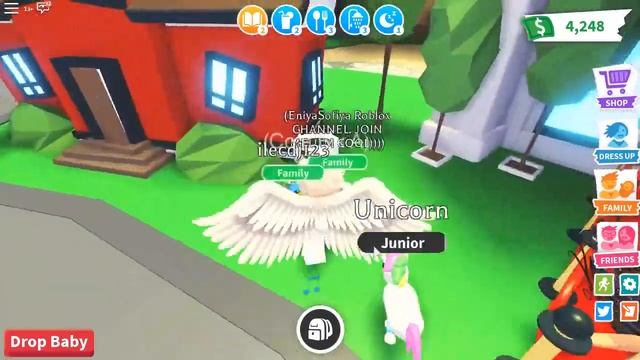 КУПИЛИ ФЛАЙ НА ЕДИНОРОГА. | РОБЛОКС | АДОПТ МИ | ROBLOX | ADOPT ME смотреть онлайн