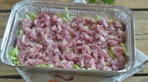 Запеканка из кабачков с фаршем в духовке