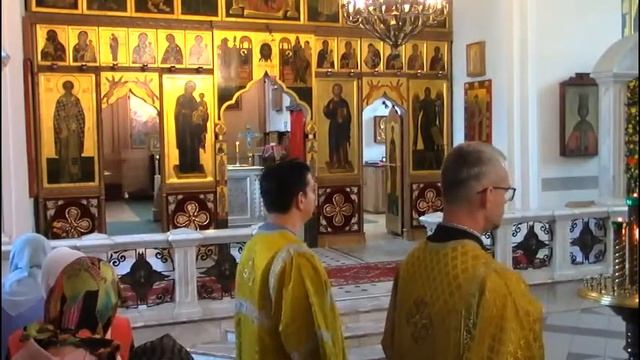 16 июля 2022 года. Всенощное бдение в канун недели 5-ой по Пятидесятнице.Преподобного Андрея Рублёв смотреть онлайн