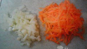 Рис с подливой без мяса