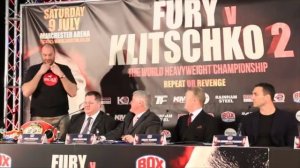 'LOOK AT ME, YOU LOST TO A FAT MAN' - TYSON FURY TAUNTS KLITSCHKO AS HE REVEALS HIS AMAZING SHAPE!