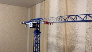 Стройка в МАСШТАБЕ. Башенный кран TDK-10.215. Стройка подписчика. Tower crane model