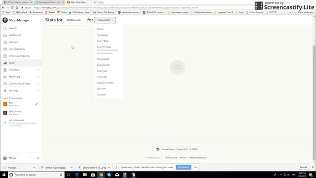 Этси / Aнализ статистики листингов / Система редактирования листингов / Часть 1