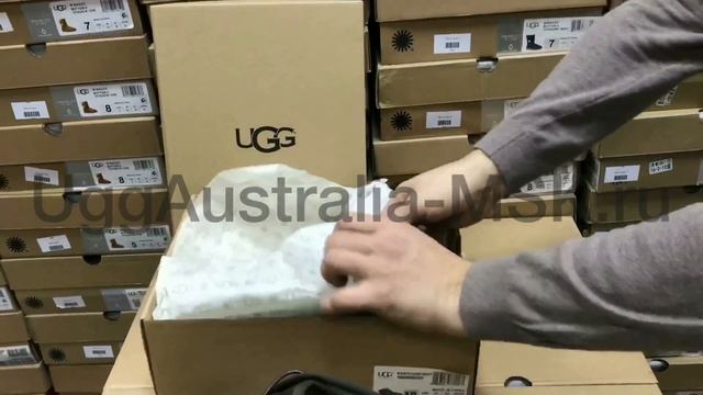 Мужские угги ботинки | UGG Men's Neumel Metallic Chocolate смотреть онлайн