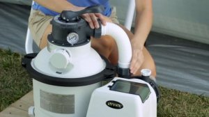Песочный насос-фильтр Intex Sand Filter Pump 4000 л/ч 26644