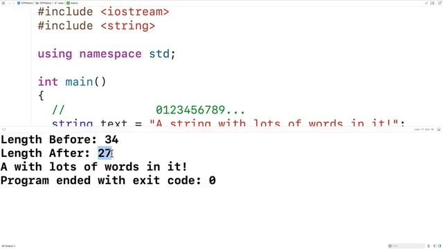 erase() String Member Function | C++ Tutorial смотреть онлайн