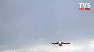 Ильюшин Ил-76 Воронеж взлет с аэродрома ВАСО