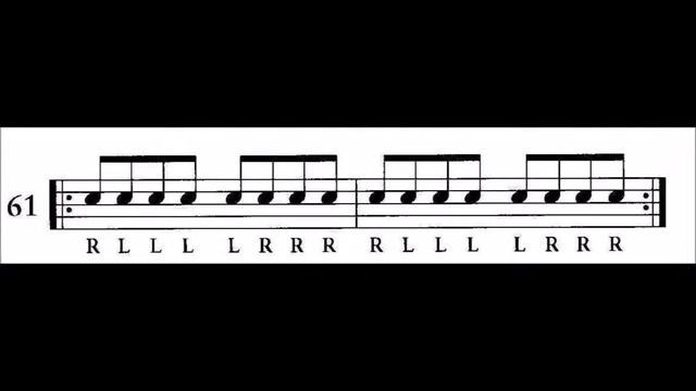 #3 Stick Control for Snare George L Stone page 7 (ex 49-72) 1 min/ex 40bpm смотреть онлайн