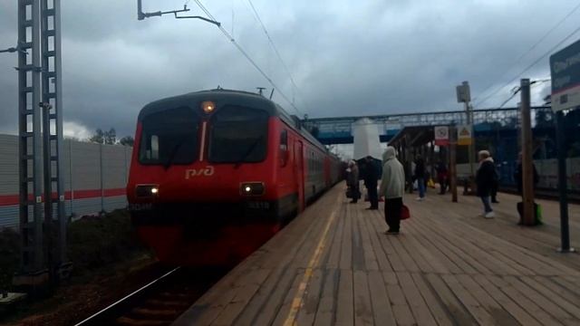Электропоезд ЭД4М-0310 Сообщением Москва (Курский вокзал) Петушки. смотреть онлайн