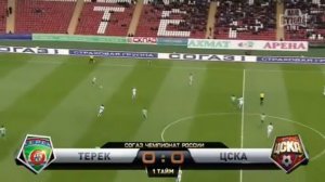 Терек - ЦСКА 2:0 Чемпионат России 28/09/13