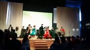 Танец зомби на Хеллоуин от 11 классов школа Билимкана- АУЦА