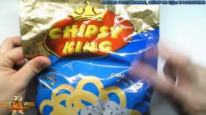 Распаковка и Обзор Еды "CHIPSY KING" Колечки Хрустящие - Сметана и Лук, 80 г.