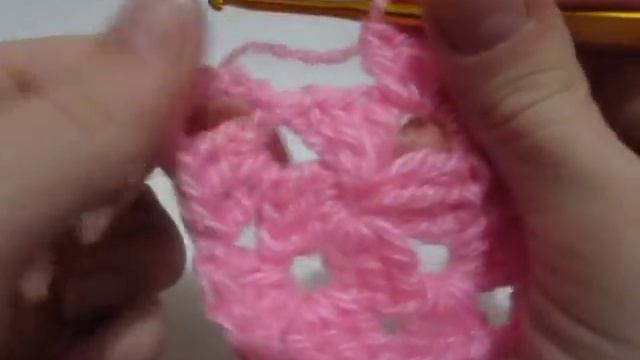 Учимся вязать. Квадратный мотив. Бабушкин квадрат