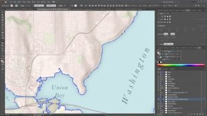 How to Add Map Shoreline Effects in Illustrator - Recorded Live