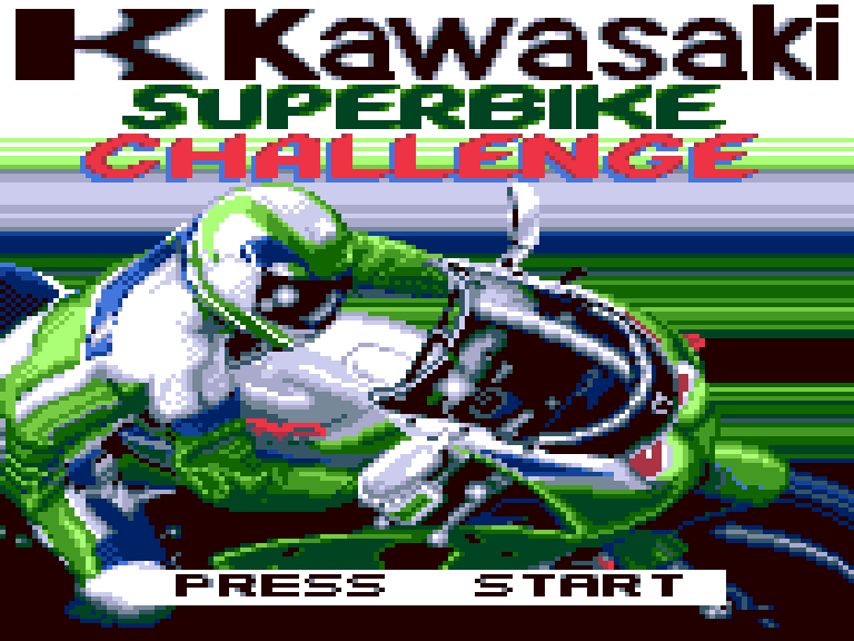 Прохождение игры  Kawasaki Superbike Challenge  SEGA