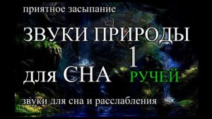 А.Звуки природы. Ручей. Для сна и релакса#naturesounds#relaxingsounds#relaxing