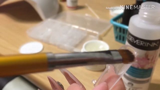 Коррекция НАРОЩЕННЫХ НОГТЕЙ/ дизайн смотреть онлайн