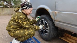 Замена на летние колеса. Летняя резина на Соболь.