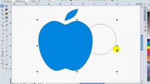 Drawing Apple logo - CorelDraw