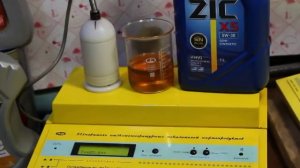 Масло ZIC X5 5W-30 API SN проверка CCS при.. -30гр.