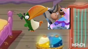 five Little angry birds or Jumping having fun children songs for Kids mini edutiman 4k