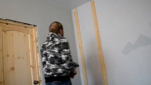 стена из вагонки, дизайнерское решение, ремонт своими руками