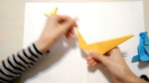 Оригами кенгуру с кенгуренком!!! Легкое оригами.Origami kangaroo with a baby kangaroo! Easy origami