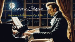 Фредерик Шопен Nocturne in E-flat major, Op. 9, No. 2 Фортепиано. Концентрация на учебе.