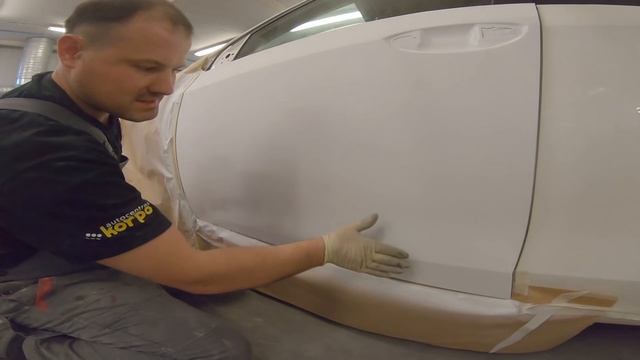 Repair & painting car | Sanding Putty and primer surfacer | Iwata Pininfarina смотреть онлайн