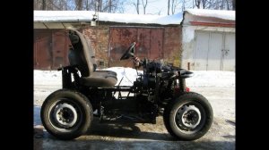 Самодельный полноуправляемый полноприводной   МТ фото сборки