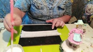 Ватная Игрушка,, Маруся,, 2ч. Надеваем платье.