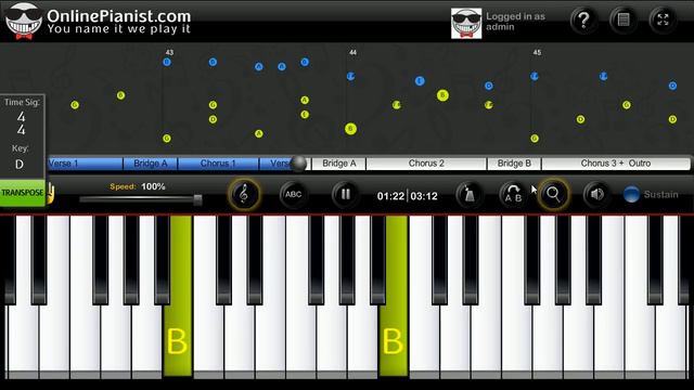 One Direction - One Thing - Piano Tutorial смотреть онлайн
